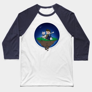 Levitating Island of Awesomeness Baseball T-Shirt